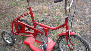 Lawn Mower Tricycle Doesn't Makes Lawn Mowing Any More Fun